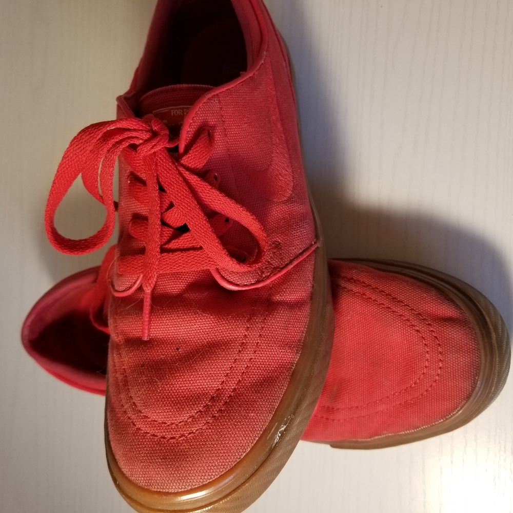 Nike All Red Shoes Size 7